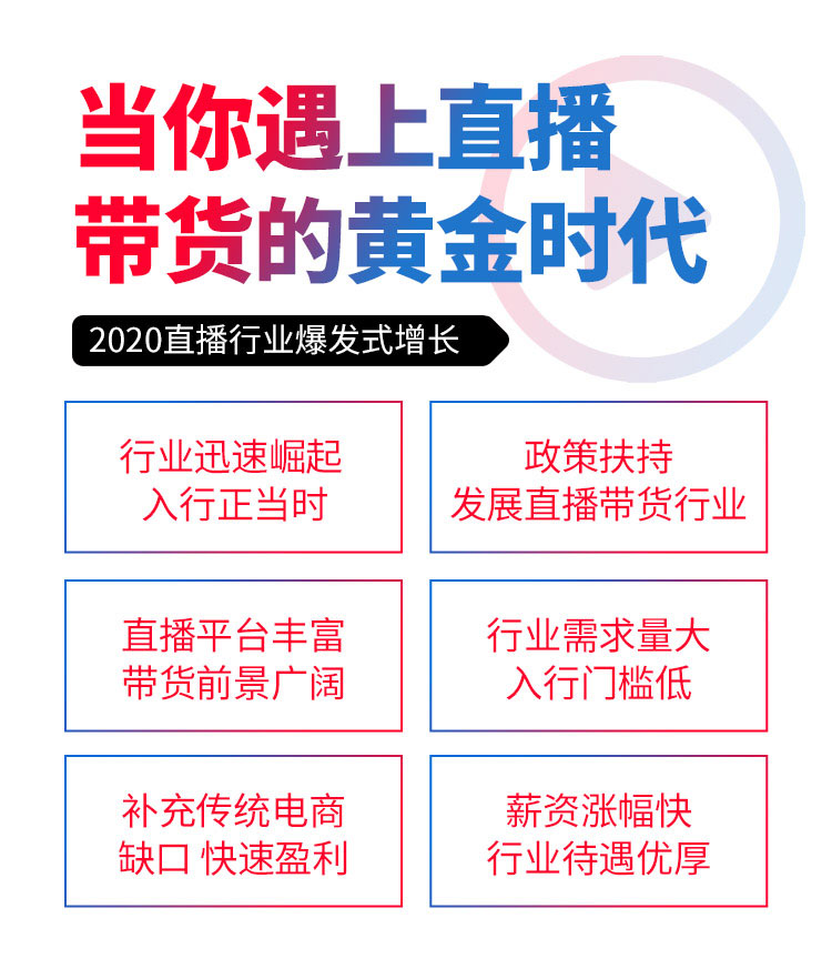 青岛直播培训_直播带货培训_电商直播培训
